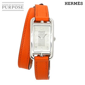 【新品同様】エルメス HERMES ナンタケット ドゥブルトゥール NA2 210 レディース 腕時計 ホワイト クォーツ ウォッチ Nantucket 【中古】