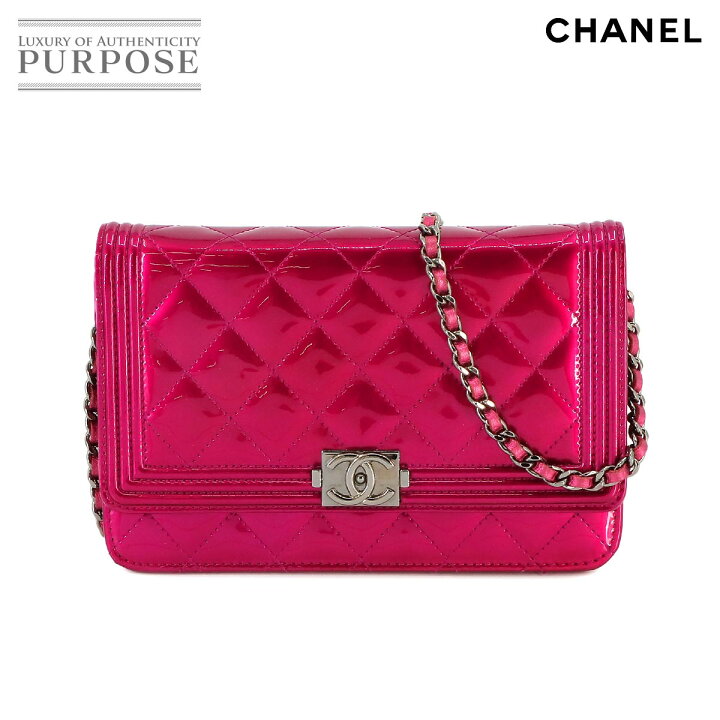 楽天市場】シャネル CHANEL ボーイシャネル チェーン ウォレット 長 