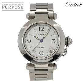 カルティエ Cartier パシャC W31023M7 ボーイズ 腕時計 デイト シルバー オートマ 自動巻き ウォッチ Pasha C 【中古】