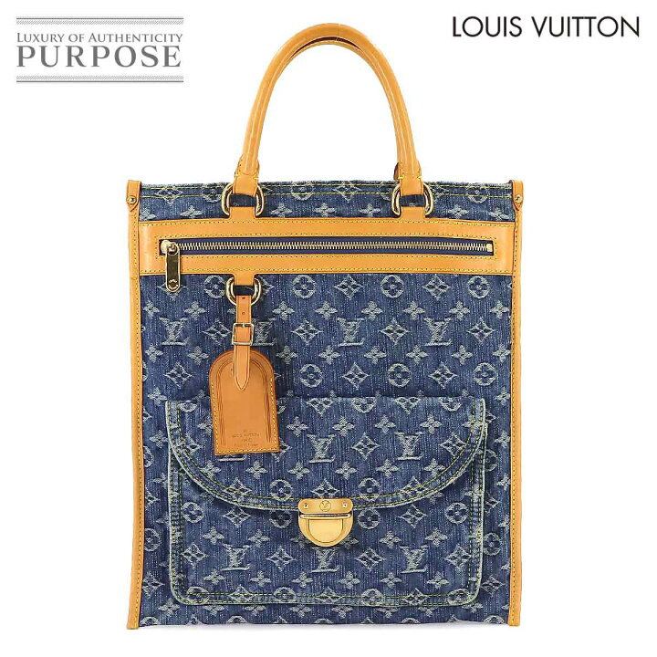 楽天市場】ルイ ヴィトン LOUIS VUITTON モノグラム デニム フラット  