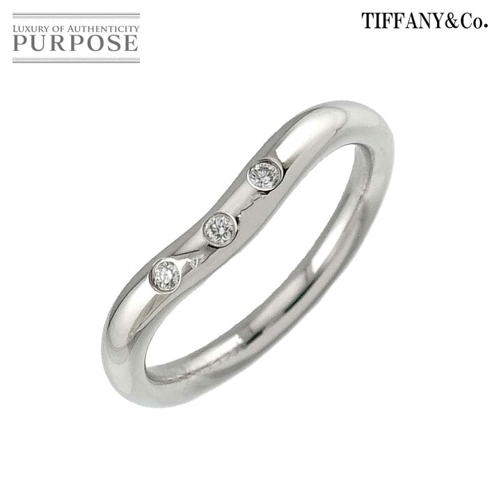 楽天市場】【新品同様】 ティファニー TIFFANY&Co. カーブド バンド 3 