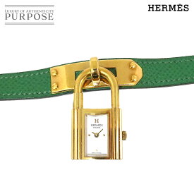 エルメス HERMES ケリーウォッチ ヴィンテージ レディース 腕時計 ホワイト クォーツ ウォッチ カデナ Kelly Watch 【中古】