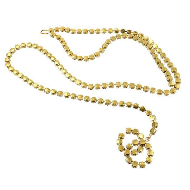 楽天市場】シャネル CHANEL ココマーク ラインストーン チェーン  