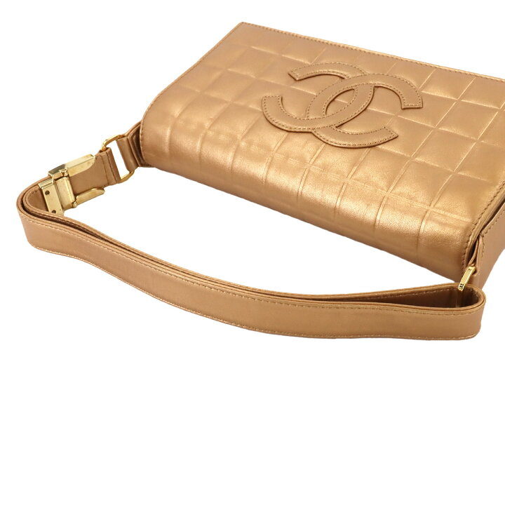 楽天市場】シャネル CHANEL チョコバー ショルダー バッグ レザー 