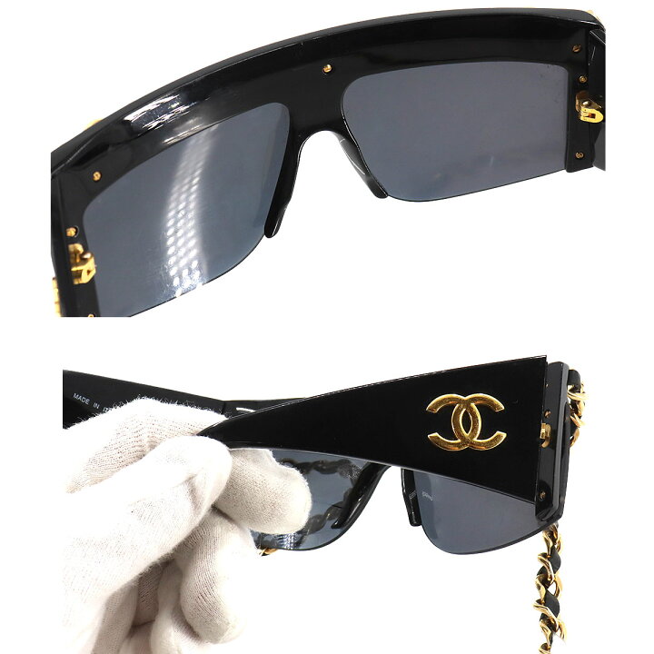 楽天市場】シャネル CHANEL チェーン付き ココマーク サングラス  