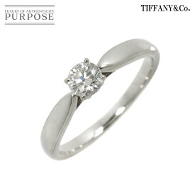 【新品同様】 ティファニー TIFFANY&CO. ハーモニー ダイヤ 0.26ct G/VS2/3EX 8号 リング Pt プラチナ 指輪 Harmony Diamond Ring【鑑定書付き】【中古】