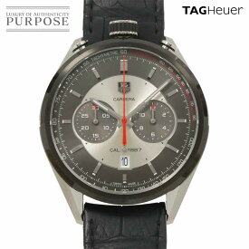 タグホイヤー TAG Heuer カレラ 1887 ジャックホイヤー エディション CAR2C11-0 メンズ 腕時計 クロノグラフ デイト 自動巻き オートマ ウォッチ Carrera 【中古】