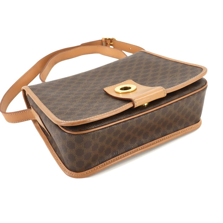 楽天市場】セリーヌ CELINE マカダム柄 ショルダー バッグ PVC レザー  