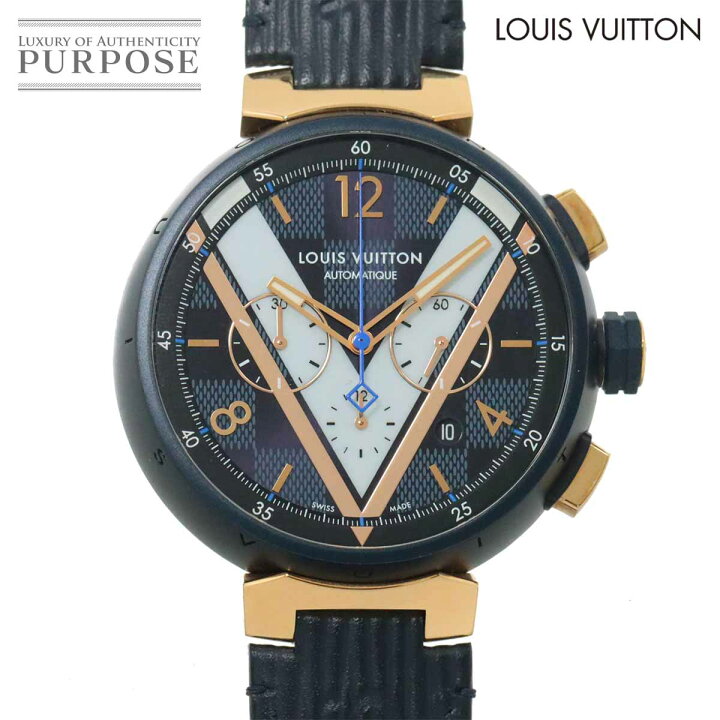 楽天市場】ルイ ヴィトン LOUIS VUITTON タンブール クロノグラフ  