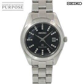 セイコー SEIKO グランドセイコー STGF071 レディース 腕時計 ダイヤモンド 4J52 0AB0 デイト ブラックシェル 文字盤 クォーツ ウォッチ GRAND SEIKO 【中古】