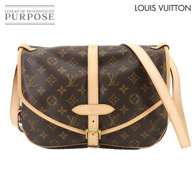 【未使用 展示品】 ルイ ヴィトン LOUIS VUITTON モノグラム ソミュール 30 ショルダー バッグ ブラウン M42256 Samur 30 【中古】