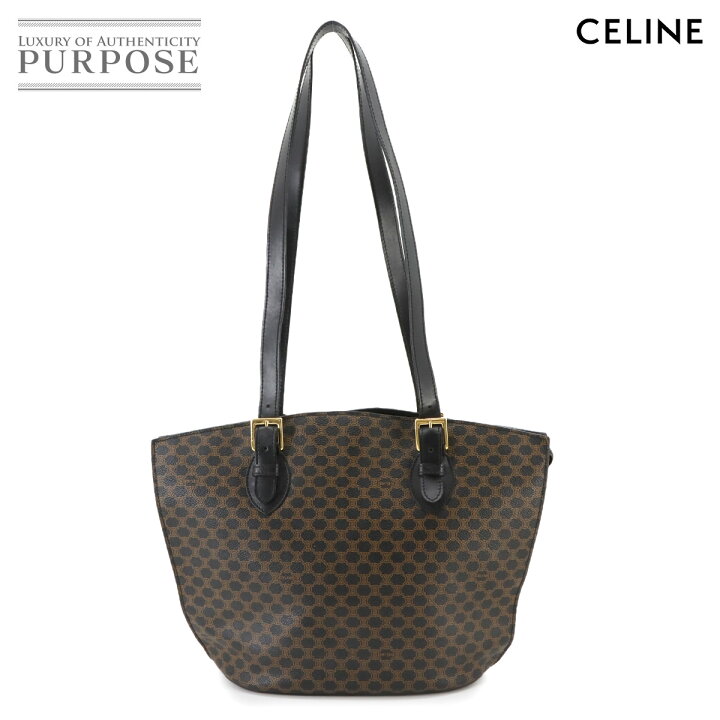 楽天市場】セリーヌ CELINE マカダム柄 トート バッグ PVC レザー 