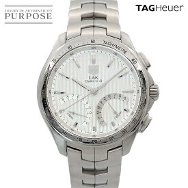 タグ ホイヤー TAG Heuer リンク キャリバーS クロノグラフ CAT7011 メンズ 腕時計 デイト シルバー クォーツ ウォッチ Formula 1 【中古】