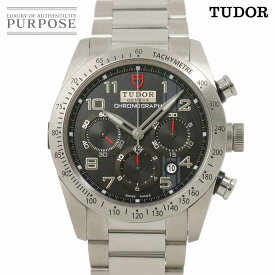 【新品仕上げ 済み】 チューダー チュードル TUDOR ファストライダー 42000 クロノグラフ メンズ 腕時計 デイト ブラック オートマ 自動巻き ウォッチ Fastrider 【中古】
