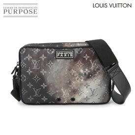 【未使用 展示品】 ルイ ヴィトン LOUIS VUITTON モノグラム ギャラクシー アルファ メッセンジャー ショルダー バッグ ブラック M44165 RFID Alpha Messenger Bag 【中古】