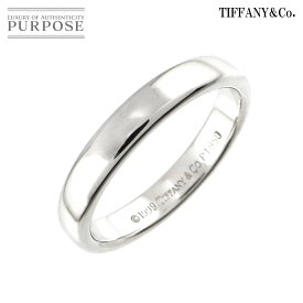 【新品同様】 ティファニー TIFFANY&Co. フォーエバー 9号 リング 幅3mm Pt プラチナ 指輪 Forever Ring【中古】