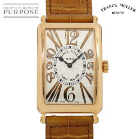フランクミュラー FRANCK MULLER ロングアイランド レリーフ 1002QZRELV-R メンズ 腕時計 シルバー K18PG ピンクゴールド クォーツ ウォッチ Long island 【中古】