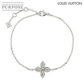 【新品同様】 ルイヴィトン LOUIS VUITTON スターブロッサム ダイヤ ブレスレット 17cm K18 WG ホワイトゴールド 750 Bracelet【中古】