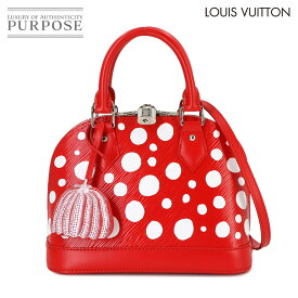 【新品同様】 ルイ ヴィトン LOUIS VUITTON LVxYK エピ アルマ BB 2way ハンド ショルダー バッグ レザー レッド ホワイト M21698 草間彌生 RFID Alma 【中古】