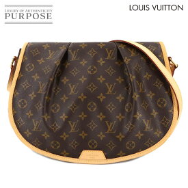 【新品同様】 ルイ ヴィトン LOUIS VUITTON モノグラム メニルモンタン MM ショルダー バッグ ブラウン M40473 ゴールド 金具 Menilmontant MM 【中古】