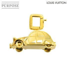 【新品同様】 ルイ ヴィトン LOUIS VUITTON カー ペンダント トップ サファイヤ K18 YG 750 チャーム Car Pendant【中古】