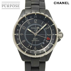 シャネル CHANEL J12 GMT 41mm H3101 メンズ 腕時計 デイト マットブラック セラミック オートマ 自動巻き ウォッチ 【中古】