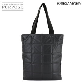 【新品同様】 ボッテガ ヴェネタ BOTTEGA VENETA トート バッグ レザー ブラック 640573 Tote Bag 【中古】