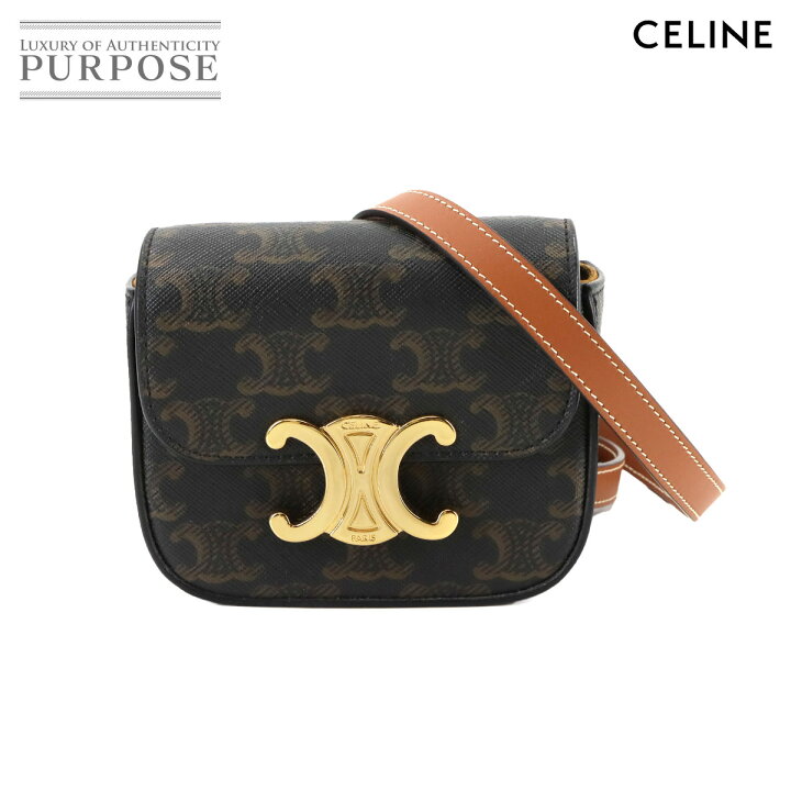 楽天市場】【新品同様】 セリーヌ CELINE トリオンフ ミニ クロード 