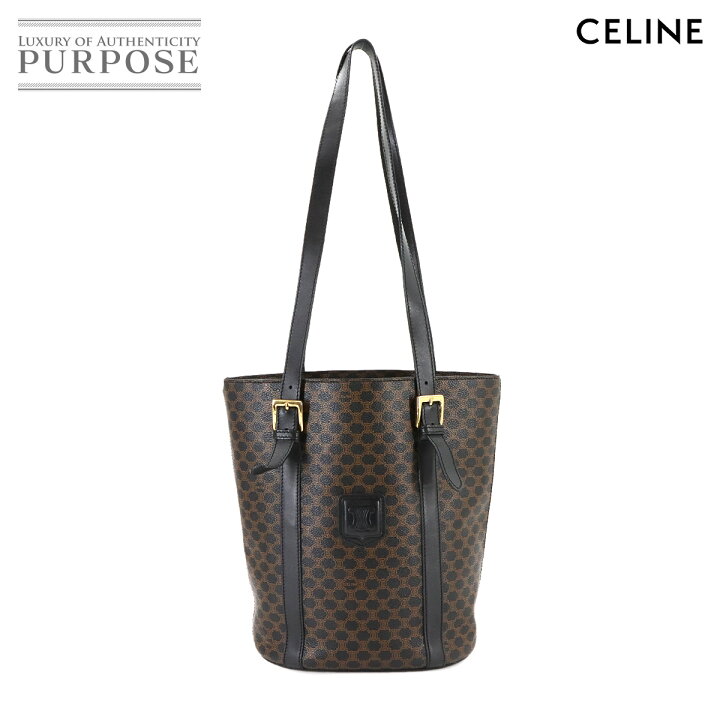 楽天市場】【美品】 セリーヌ CELINE マカダム ショルダー バッグ PVC 