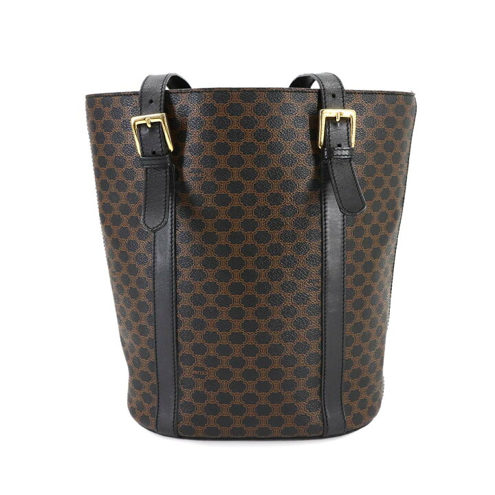 楽天市場】【美品】 セリーヌ CELINE マカダム ショルダー バッグ PVC