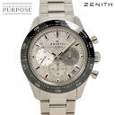 【新品同様】 ゼニス ZENITH エルプリメロ クロノマスター スポーツ メテオライト 03 3120 3600 クロノグラフ メンズ 腕時計 自動巻き El Primero 【中古】