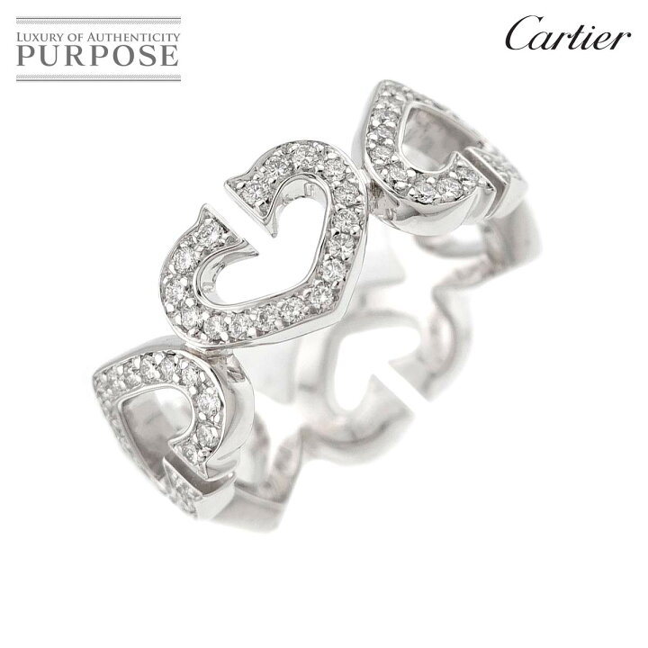 楽天市場】【新品同様】 カルティエ Cartier Cハート #48 リング フル  