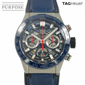 タグホイヤー TAG Heuer カレラ キャリバーホイヤー02 CBG2011-0 クロノグラフ メンズ 腕時計 デイト スケルトン オートマ 自動巻き ウォッチ Carrera 【中古】