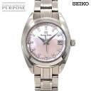 グランドセイコー GRAND SEIKO エレガンスコレクション STGF277 レディース 腕時計 22P ダイヤ デイト 4J52 0AC0 ピンクシェル クォーツ ウォッチ Elegance Collection 【中古】