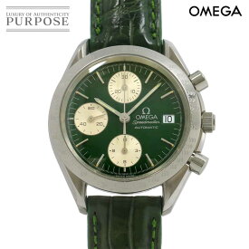 オメガ OMEGA スピードマスター クロノグラフ 3811 70 26 メンズ 腕時計 デイト グリーン オートマ 自動巻き ウォッチ Speedmaster 【中古】