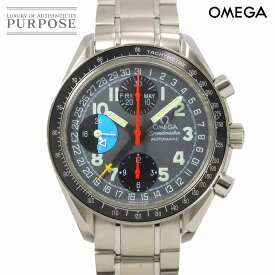 【新品仕上げ 済み】 オメガ OMEGA スピードマスター マーク40 AM/PM トリプルカレンダー 3520 53 メンズ 腕時計 グレー オートマ 自動巻き ウォッチ Speedmaster 【中古】