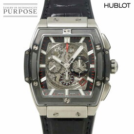 【新品仕上げ 済み】 ウブロ HUBLOT スピリット オブ ビッグバン 601 NM 0173 LR クロノグラフ メンズ 腕時計 デイト スケルトン オートマ 自動巻き ウォッチ Big Bang 【中古】