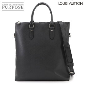 【新品同様】 ルイ ヴィトン LOUIS VUITTON タイガ アントン トート 2way ショルダー バッグ ノワール M33433 Taiga Anton Tote 【中古】