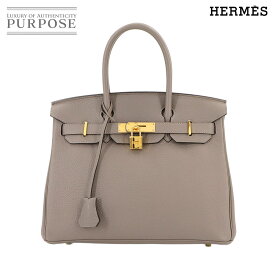 【新品同様】 エルメス HERMES バーキン30 トゴ グリアスファルト ハンド バッグ C刻印 ゴールド 金具 Birkin 【中古】