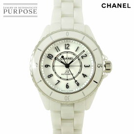 シャネル CHANEL J12 33mm H5699 レディース 腕時計 ホワイト セラミック オートマ 自動巻き ウォッチ 【中古】