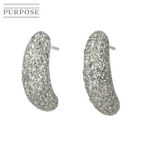 【新品仕上げ】 ダイヤ 2.00ct/2.00ct K18 WG ピアス ホワイトゴールド 750 Diamond Earrings Pierced 【中古】
