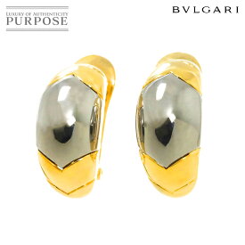 【新品同様】 ブルガリ BVLGARI チェルタウラ イヤリング K18 YG イエローゴールド 750 SS Earrings Clip on【中古】
