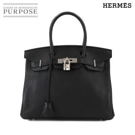エルメス HERMES バーキン30 トゴ ブラック ハンド バッグ □O刻印 シルバー 金具 Birkin 【中古】
