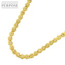 【新品仕上げ】 ダイヤ 1.00ct ネックレス 44.5cm K18 YG イエローゴールド 750 Diamond Necklace 【中古】