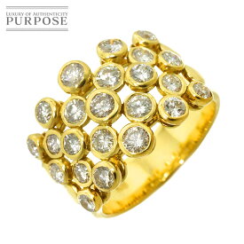 【新品仕上げ】 リング 10.5号 ダイヤ 1.50ct K18 YG イエローゴールド 750 指輪 Diamond Ring【中古】