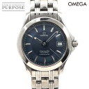 オメガ OMEGA シーマスター 120m 2501 81 メンズ 腕時計 デイト ネイビー オートマ 自動巻き ウォッチ Seamaster 【中古】