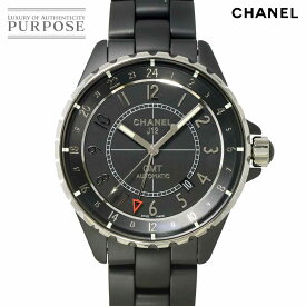 シャネル CHANEL J12 GMT 41mm H3101 メンズ 腕時計 デイト マットブラック セラミック オートマ 自動巻き ウォッチ 【中古】