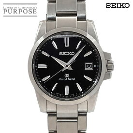 セイコー SEIKO グランドセイコー SBGX055 メンズ 腕時計 9F62 0AA1 デイト ブラック クォーツ ウォッチ GRAND SEIKO 【中古】