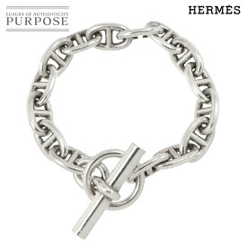 エルメス HERMES シェーヌダンクル MM ブレスレット 15コマ 16cm シルバー SV 925 Chaine dancre Bracelet【中古】