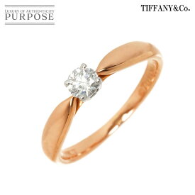 【新品同様】 ティファニー TIFFANY&Co. ハーモニー ダイヤ 0.24ct H/VS1/3EX 7号 リング Pt プラチナ K18 PG ピンクゴールド 750 指輪 Diamond Ring【鑑定書付き】【中古】